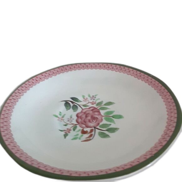 Adams Mandalay Green oversized teacup saucer Calyx Ware English ironstone - Picture 4 of 4